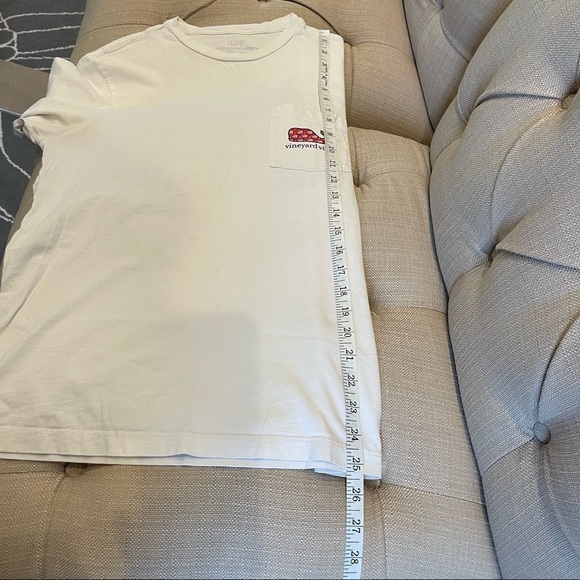 H: Vineyard Vines T-shirt Men's Sz XS Pocket Graphic USA Flag - Picture 6 of 7